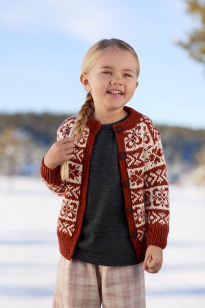 470 Hyttekofta til barn