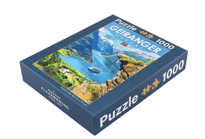 Hovedbilde Puslespill retro Geiranger