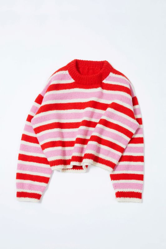 452 Uni stripegenser C garnpakke