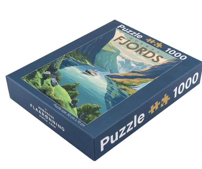 Hovedbilde Puslespill retro Fjords